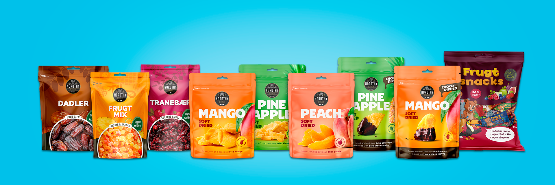 Tørret frugt & frugtsnacks