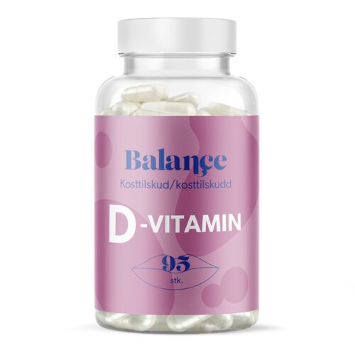 Balance D-Vitamin 95 stk kosttilskud i praktisk rør