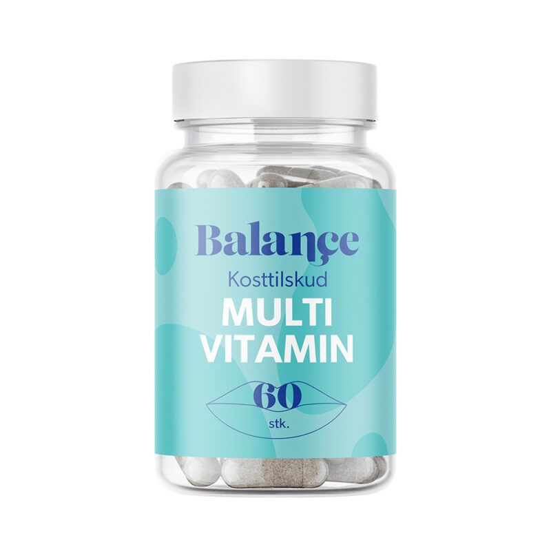 Balance Multivitamin 60 stk kosttilskud i bøtte