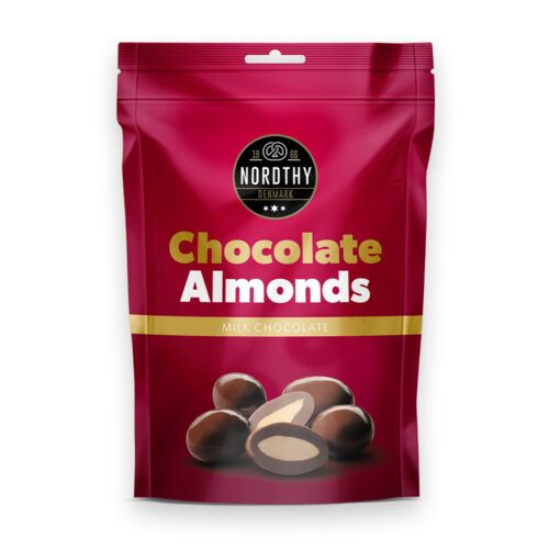 Chokolademandler med mælkechokolade