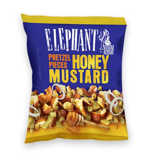 Elephant Honey Mustard pretzel pieces med smag af honning