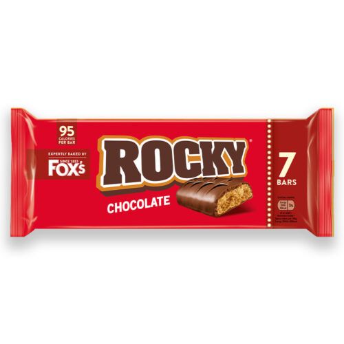FOX Rocky Chocolate. Knasende sprød chokolade- og kiksebar
