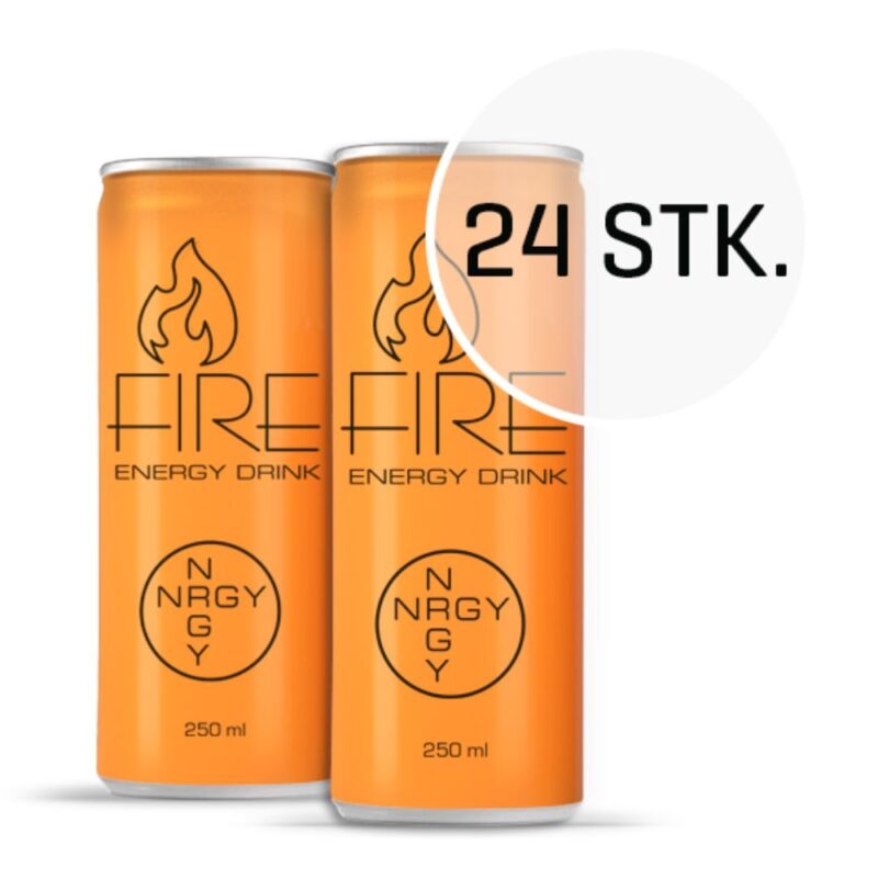 Fire Energy drink classic med 24 styk.