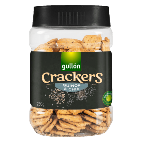 Gullon Crackers med quinoa og chiafrø
