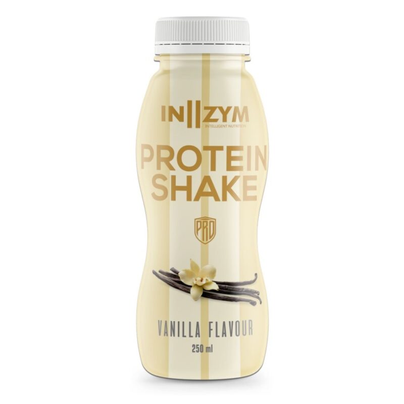 Flaske med Vanilje protein shake fra IN2ZYM