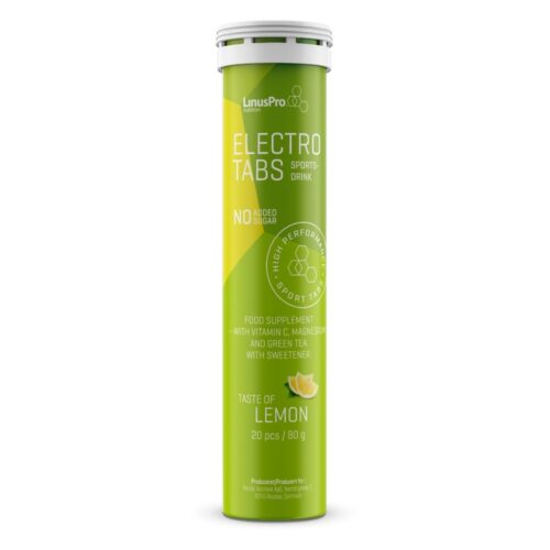 LinusPro Elektrolyt Tabs med Lemon 80 gram i rør