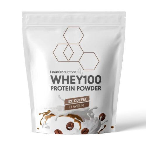LinusPro Whey100 proteinpulver med smag af iskaffe