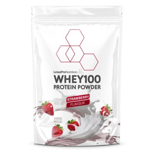 LinusPro PURE WHEY100 Strawberry proteinpulver