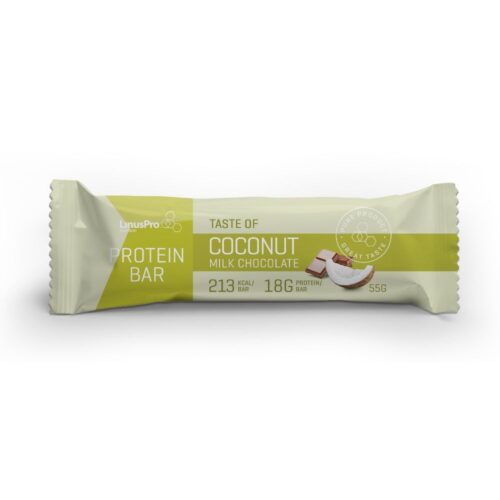 LinusPro Protein Bar 55 G Milk Chocolate and Coconut