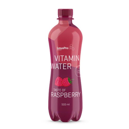 Linuspro Vitamin Water Raspberry flaske