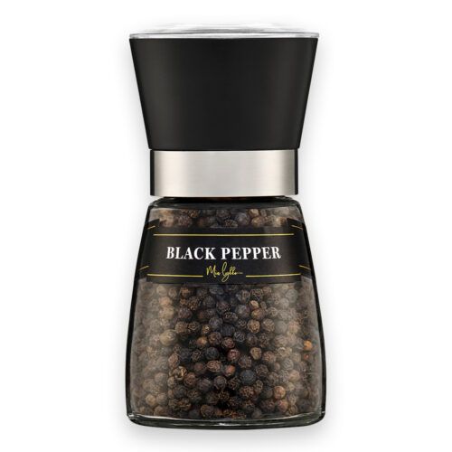 Mia Lykke Black Pepper. Sort Peber krydderi i kværn