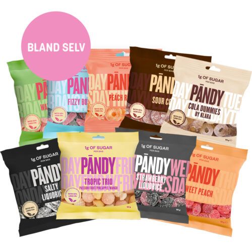 Mix tilbud på Pandy Candy slik. Mix 6 stk. for 119 kr.