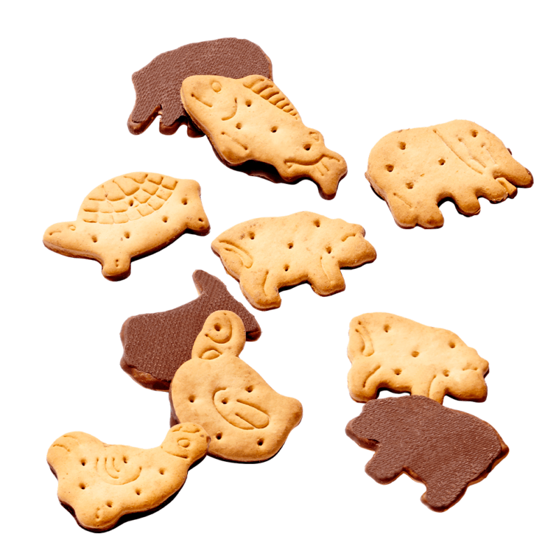 Nordthy Animals Biscuits dyrekiks med choko