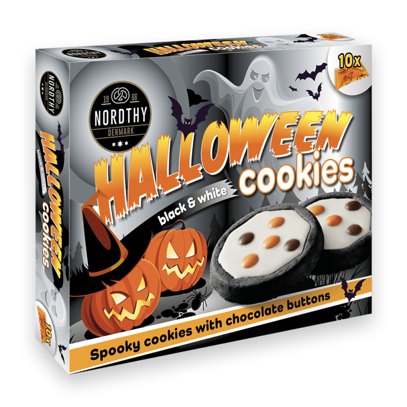 Nordthy Halloween Black & White Cookies emballage