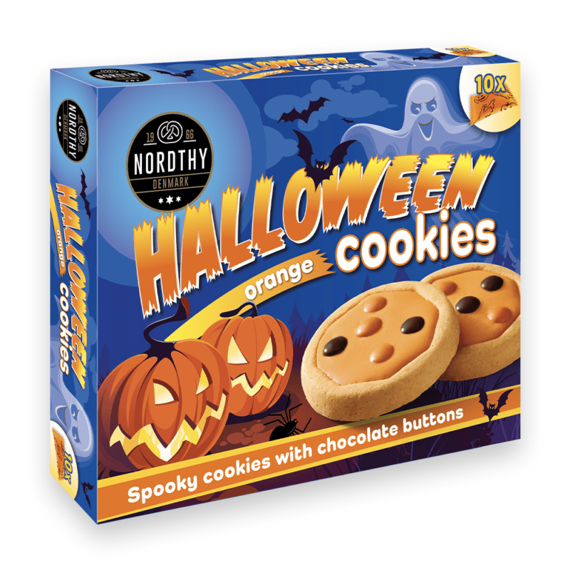 Nordthy Halloween Orange Cookies