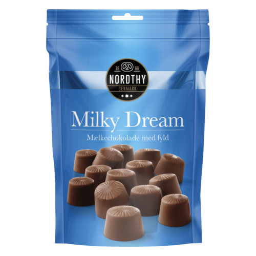 Nordthy Milky Dream. Mælkechokolade med fyld.