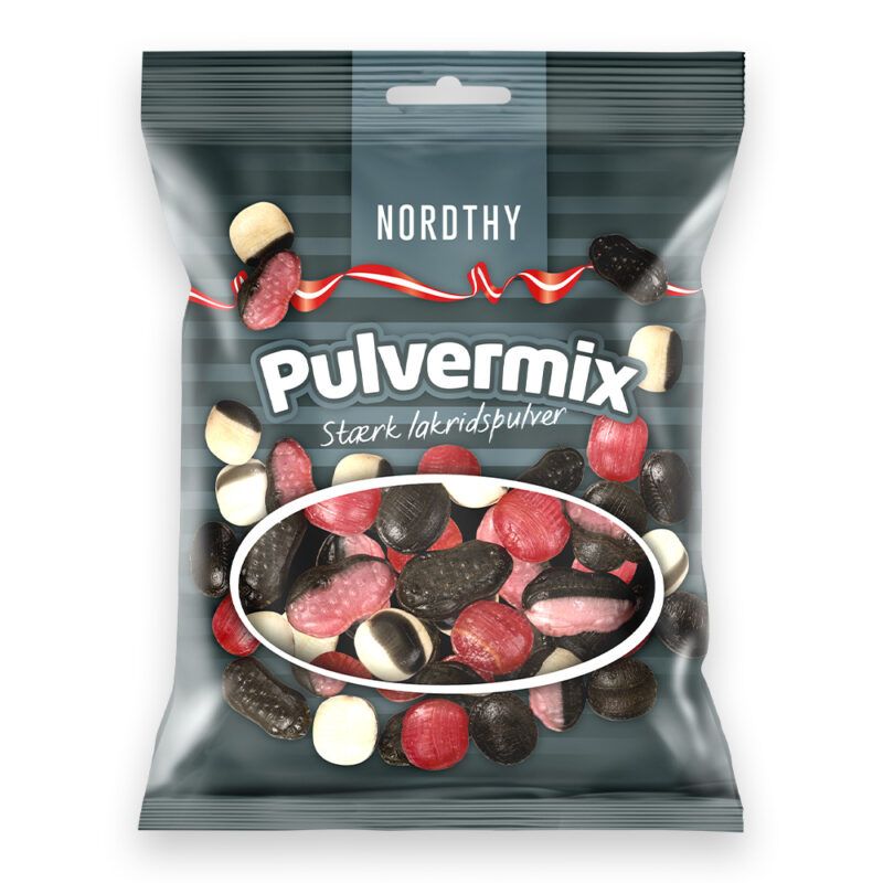 Nordthy Pulvermix med stærk lakrids i pose