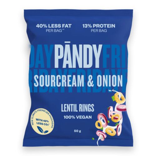 Pandy Sourcream & Onion Lentil Rings Chips