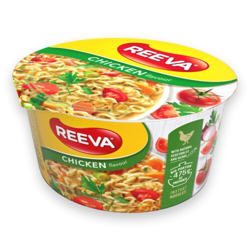 Reeva Big Bowl Instant Nudler Kylling i stor bøtte