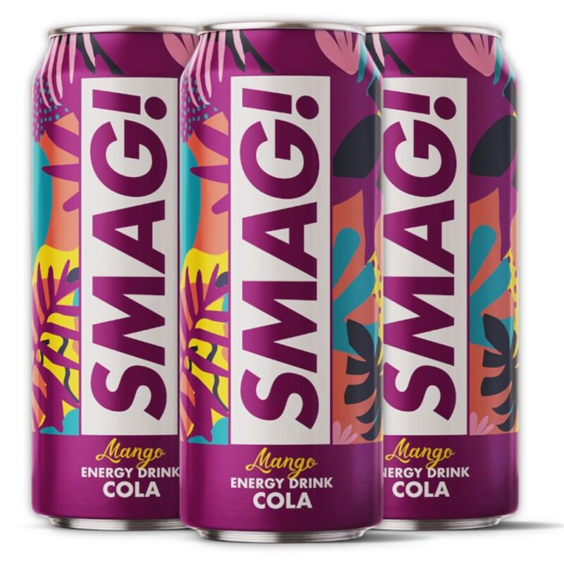 SMAG! Energy Drink Mango Cola 500 ml 24stk.