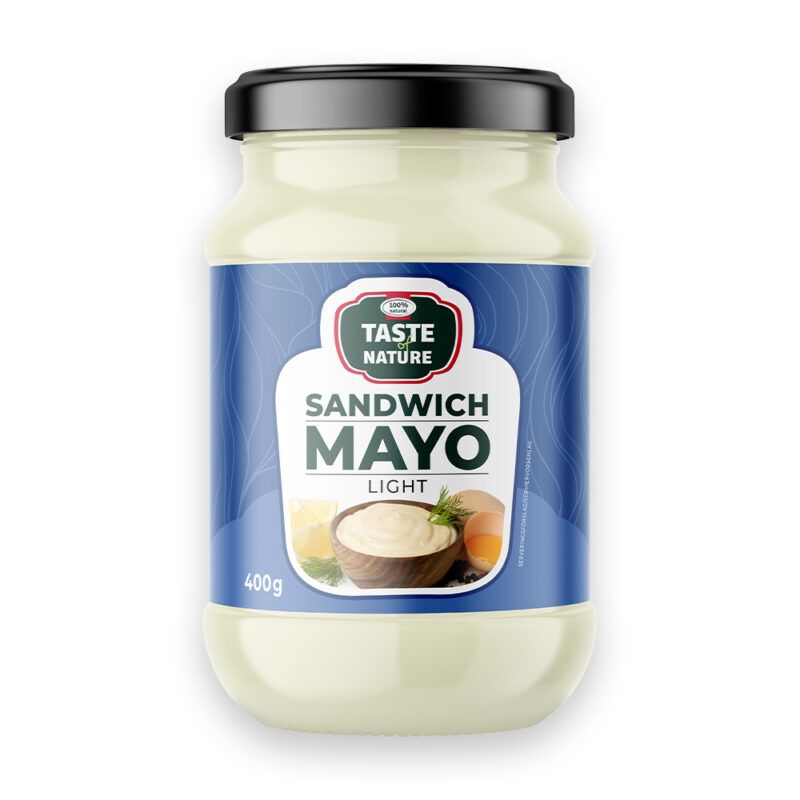 Taste of Nature Sandwich Mayo light på glas med skruelåg